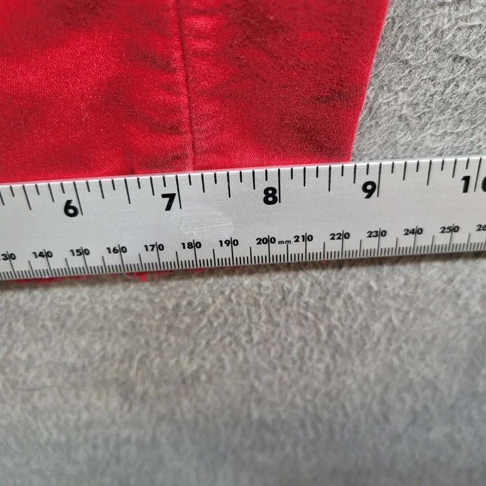 True Religion Men Denim Shorts 29 Red Geno Relaxed Slim 13